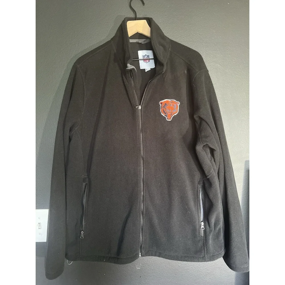 NFL Mens Chicago Bears‎ Jacket, Black, X-Large (Regular)